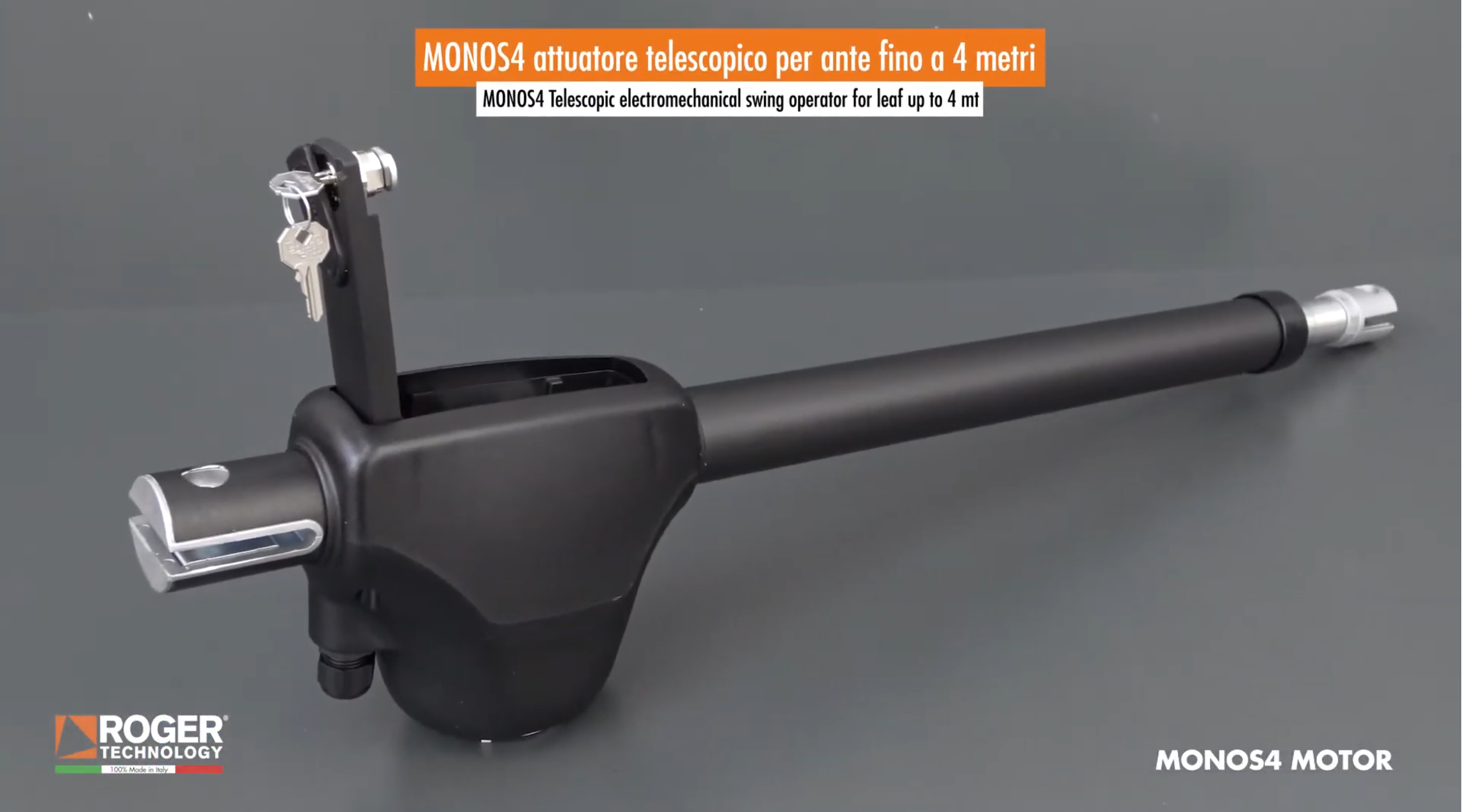 Відео Roger Technology KIT MONOS4/GO BRUSHLESS