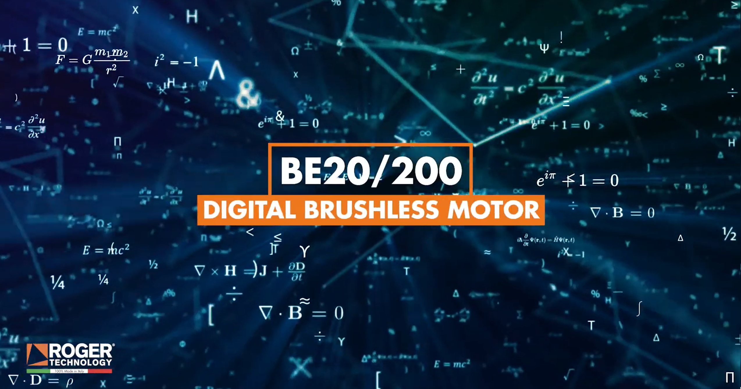 Відео Roger Technology KIT BE20/210GO BRUSHLESS