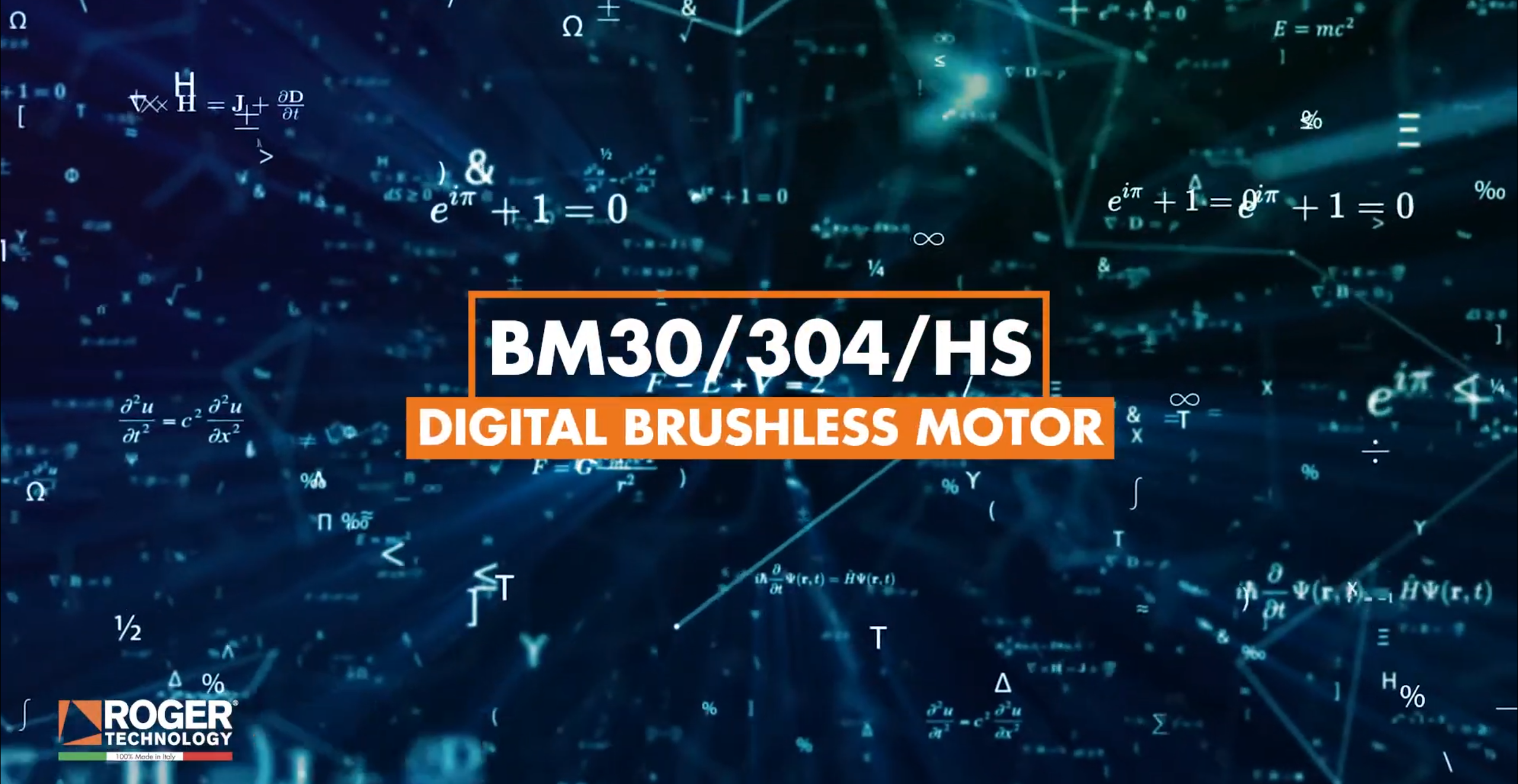 Відео Roger Technology KIT BM30/300/HS HIGH SPEED BRUSHLESS