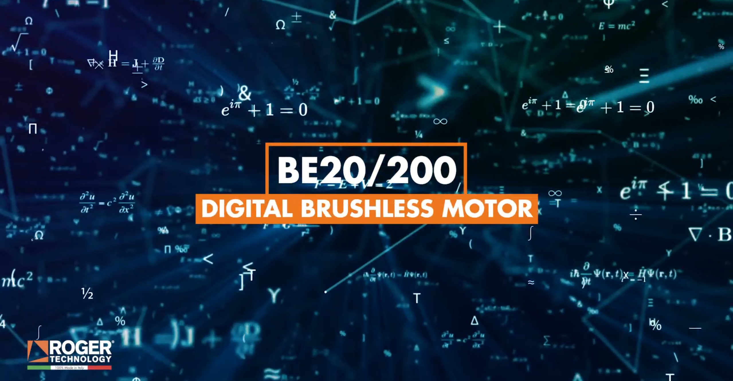 Відео Roger Technology KIT BE20/410 BRUSHLESS